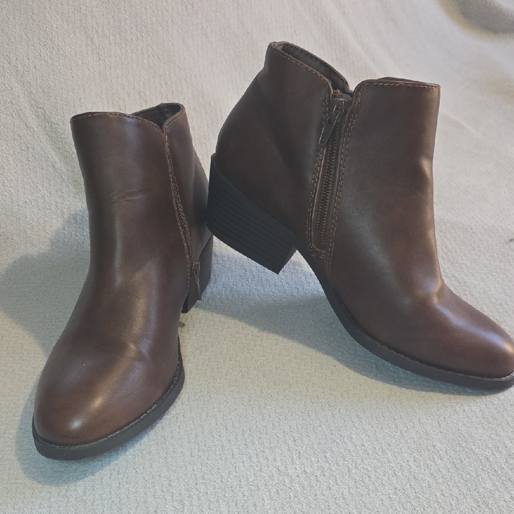 Arizona Jean Co. Dark Brown Ankle Booties-Offers Welcomed!